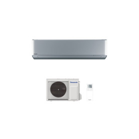 Climatiseur Mural Réversible PANASONIC Etherea XZ 5,0 kW Gris argenté - Mono-split Inverter R32 Wi-Fi (CS-XZ50ZKEW / CU-Z50ZKE)