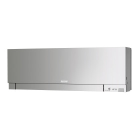 Unité intérieure murale MITSUBISHI Electric Design EF 3,5 kW Argent pour Multi-split - Wi-Fi intégré (MSZ-EF35VGKS)