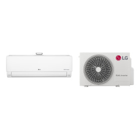 Climatiseur Mural Réversible LG DUALCOOL Deluxe Pure Air 3,5 kW - Mono-split Inverter R32 Wi-Fi intégré (AP12RK.NSJ)