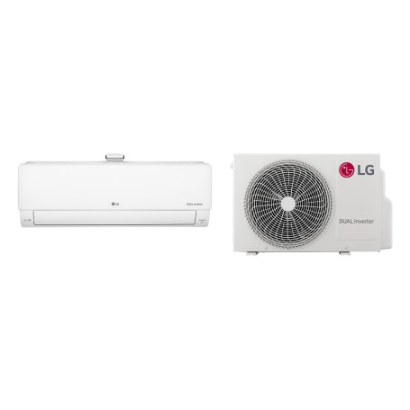 Climatiseur Mural Réversible LG DUALCOOL Deluxe Pure Air 3,5 kW - Mono-split Inverter R32 Wi-Fi intégré (AP12RK.NSJ)