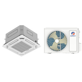 Climatiseur Cassette Réversible GREE U-Match 5 kW - R32 (GUD50T1/A1-S / GUD50W1/NhA-S)