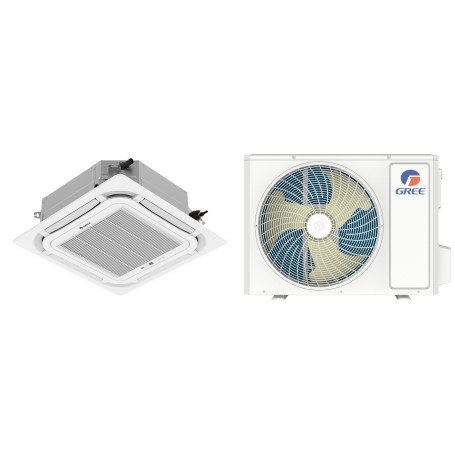 Climatiseur Cassette Réversible GREE U-Match 7,1 kW - R32 (GUD71T1/A-S / GUD71W1/NhA-S)