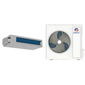Climatiseur Gainable Réversible GREE U-Match 16 kW Triphasé - R32 (GUD160PH1/A-S / GUD160W1/NhA-X)