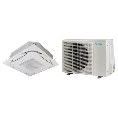 Climatiseur Cassette Réversible DAIKIN Sky Air Round Flow 3,5 kW - R32 (FCAG35B / RXM35A)