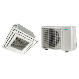 Climatiseur Cassette Réversible DAIKIN Sky Air Fully Flat 3,4 kW - R32 (FFA35A9 / RXM35A)