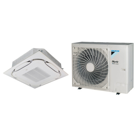 Climatiseur Cassette Réversible DAIKIN Sky Air Round Flow 9,5 kW - R32 (FCAG100B / RZAG100NV1)