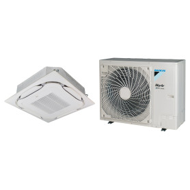 Climatiseur Cassette Réversible DAIKIN Sky Air Round Flow 9,5 kW Triphasé - R32 (FCAG100B / RZAG100NY1)