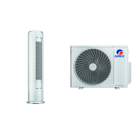 Climatiseur Colonne Réversible GREE I-Shine 7,1 kW - R32 (GVH24AKXF-K6DNC8A/I / GVH24AKXF-K6DNC8A/O)