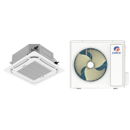 Climatiseur Cassette Réversible GREE U-Match 13,4 kW - R32 (GUD140T1/A-S / GUD140W1/NhA-S)