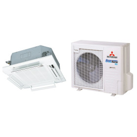 Climatiseur Cassette Réversible MITSUBISHI HEAVY FDT Hyper Inverter 7,1 kW - R32, pack complet (FDT71VH / FDC71VNX-W)