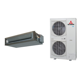 Climatiseur Gainable MITSUBISHI HEAVY FDU haute pression Micro Inverter 27 kW Triphasé - R32, pack complet (FDU280VH / FDC280VSA
