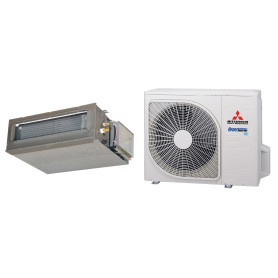 Climatiseur Gainable Réversible MITSUBISHI HEAVY FDUM Hyper Inverter 4 kW - R32, commande incluse (FDUM40VH / SRC40ZSX-W1)