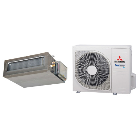 Climatiseur Gainable Réversible MITSUBISHI HEAVY FDUM Hyper Inverter 5 kW - R32, commande incluse (FDUM50VH / SRC50ZSX-W3)