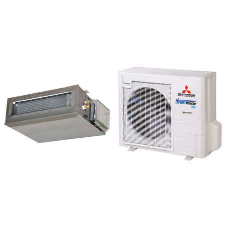 Climatiseur Gainable Réversible MITSUBISHI HEAVY FDUM Hyper Inverter 7,1 kW - R32, commande incluse (FDUM71VH / FDC71VNX-W)
