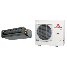 Climatiseur Gainable Réversible MITSUBISHI HEAVY FDUM Micro Inverter 10 kW - R32, commande incluse (FDUM100VH / FDC100VNA-W)