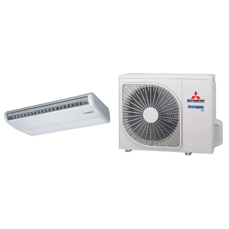 Climatiseur Plafonnier Réversible MITSUBISHI HEAVY FDE Hyper Inverter 5,6 kW - R32, commande incluse (FDE60VH / SRC60ZSX-W3)