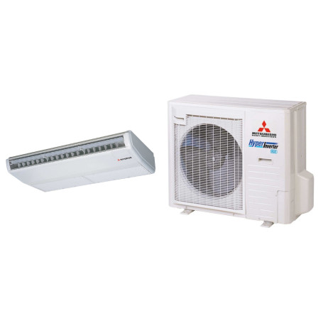 Climatiseur Plafonnier Réversible MITSUBISHI HEAVY FDE Hyper Inverter 7,1 kW - R32, commande incluse (FDE71VH / FDC71VNX-W)