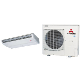 Climatiseur Plafonnier Réversible MITSUBISHI HEAVY FDE Micro Inverter 10 kW - R32, commande incluse (FDE100VH / FDC100VNA-W)