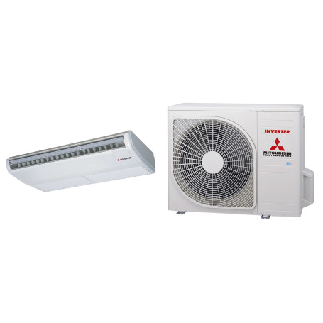 Climatiseur Plafonnier Réversible MITSUBISHI HEAVY FDE Standard Inverter 7,1 kW - R32, commande incluse (FDE71VH / FDC71VNP-W)