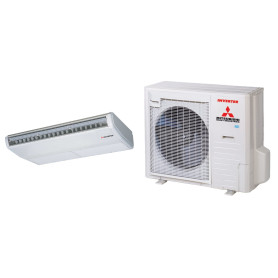 Climatiseur Plafonnier Réversible MITSUBISHI HEAVY FDE Standard Inverter 9 kW - R32, commande incluse (FDE100VH / FDC90VNP-W)