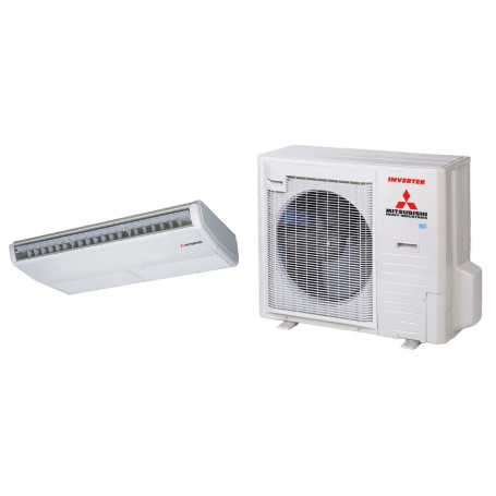 Climatiseur Plafonnier Réversible MITSUBISHI HEAVY FDE Standard Inverter 9 kW - R32, commande incluse (FDE100VH / FDC90VNP-W)