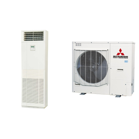 Climatiseur Colonne Réversible MITSUBISHI HEAVY FDF Micro Inverter 13,6 kW Triphasé - R32 (FDF140VH / FDC140VSA-W)