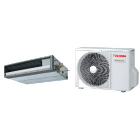 Climatiseur Gainable Réversible TOSHIBA extra-plat Digital Inverter 3,6 kW - R32 (RAV-RM401SDT-E / RAV-GM401ATP-E)