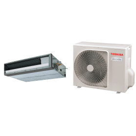 Climatiseur Gainable Réversible TOSHIBA extra-plat Super Digital Inverter 5 kW - R32 (RAV-RM561SDT-E / RAV-GP561ATW-E)