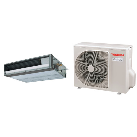 Climatiseur Gainable Réversible TOSHIBA extra-plat Super Digital Inverter 5 kW - R32 (RAV-RM561SDT-E / RAV-GP561ATW-E)