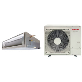 Climatiseur Gainable TOSHIBA haute pression Big Digital Inverter 19 kW Triphasé - R32 (RAV-RM2241DTP-E2 / RAV-GM2243AT8P-E)