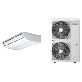 Climatiseur Plafonnier Réversible TOSHIBA Super Digital Inverter 10 kW Triphasé - R32 (RAV-HM1101CTP-E / RAV-GP1101AT8-E)