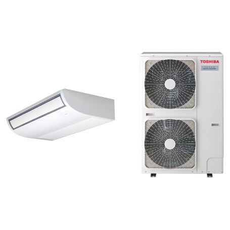 Climatiseur Plafonnier Réversible TOSHIBA Super Digital Inverter 12,5 kW Triphasé - R32 (RAV-HM1401CTP-E / RAV-GP1401AT8-E)