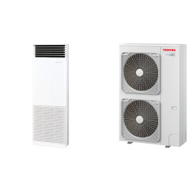 Climatiseur Colonne Réversible TOSHIBA Super Digital Inverter 10 kW - R32 (RAV-HM1101FT-EN / RAV-GP1101AT-E)