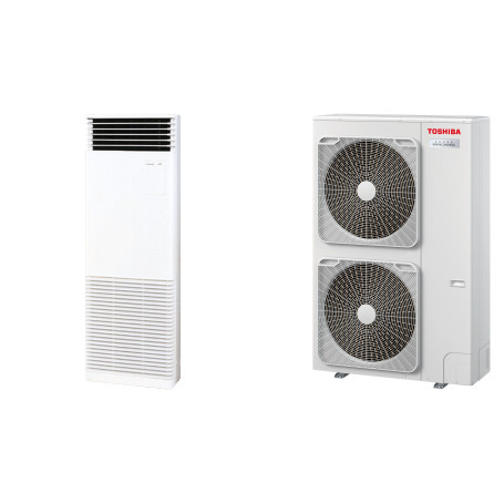 Climatiseur Colonne Réversible TOSHIBA Super Digital Inverter 10 kW - R32 (RAV-HM1101FT-EN / RAV-GP1101AT-E)