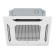 Climatiseur Cassette Réversible LG Standard Inverter 60 x 60 3,4 kW - R32, panneau inclus (CT12F.NR0 / UUA1.UL0)
