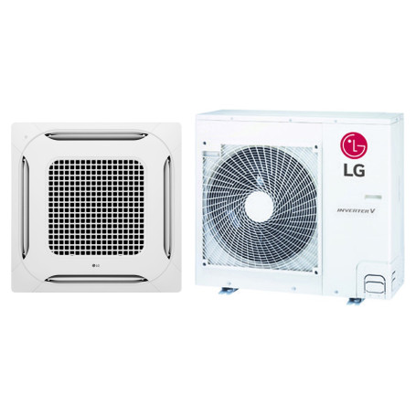 Climatiseur Cassette Réversible LG Standard Inverter 90 x 90 8 kW - R32, panneau inclus (UT30F.NB0 / UUC1.U40)