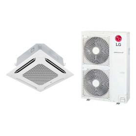 Climatiseur Cassette Réversible LG Standard Inverter 90 x 90 9,5 kW Triphasé - R32, panneau inclus (UT36F.NA0 / UUD3.U30)