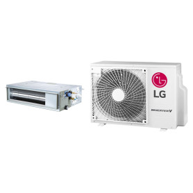 Climatiseur Gainable Réversible LG basse pression Standard Inverter 2,5 kW - R32 (CL09F.N50 / UUA1.UL0)