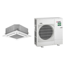 Climatiseur Cassette Réversible MITSUBISHI ELECTRIC PLA-M Power Inverter 7,1 kW - R32, pack complet (PLA-M71EA / PUZ-ZM71VHA)
