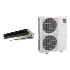Climatiseur Gainable Réversible MITSUBISHI ELECTRIC PEAD-M Power Inverter 13,4 kW Triphasé - R32 (PEAD-M140JAL / PUZ-ZM140YKA)
