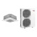 Climatiseur Cassette MITSUBISHI ELECTRIC PLA-M Zubadan 12,5 kW Triphasé - R410A, pack complet (PLA-M125EA / PUHZ-SHW140YHA)