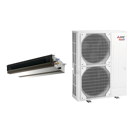 Climatiseur Gainable Réversible MITSUBISHI ELECTRIC PEAD-M Zubadan 12,5 kW Triphasé - R410A (PEAD-M125JAL / PUHZ-SHW140YHA)