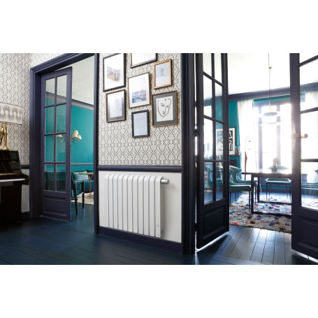 Radiateur design à chaleur douce THERMOR Mythik horizontal 1000 W - Design, connecté