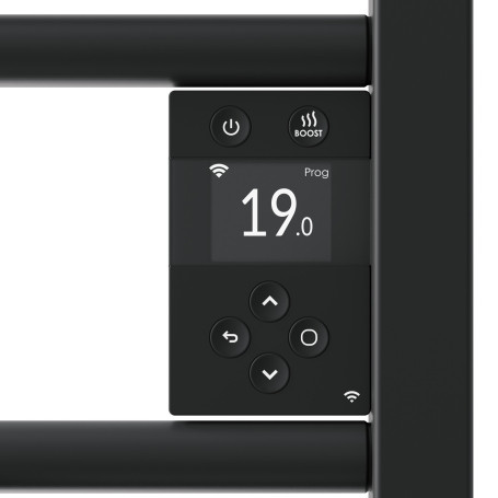 Sèche-serviettes THERMOR Riva 5 étroit avec soufflerie 1500 W - Connecté Wi-Fi