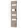 Sèche-serviettes THERMOR Riviera 2 étroit avec soufflerie 1500 W - Lames plates, connecté