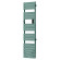 Sèche-serviettes THERMOR Riviera 2 étroit avec soufflerie 1750 W - Lames plates, connecté