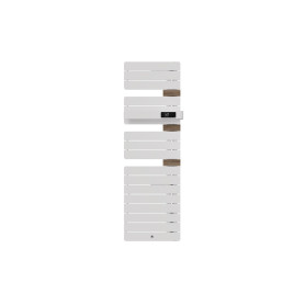 Sèche-serviettes THERMOR Allure 4 étroit mât à droite 600 W - Cadre ouvert, connecté Wi-Fi
