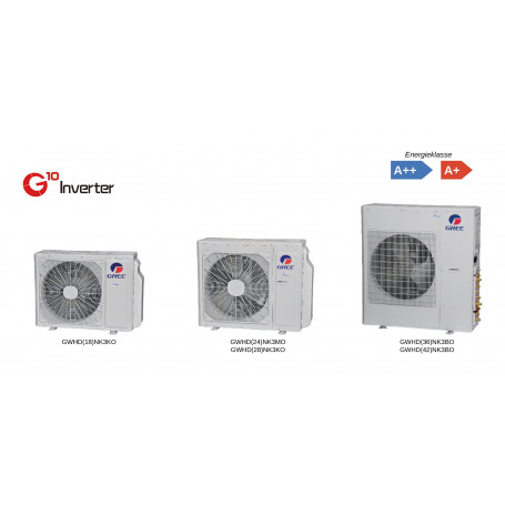 GREE MULTI - Unité EXT GWHD(42)NK6LO LCH 12000W - 5 sorties