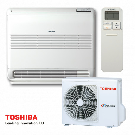 Climatiseur Console Réversible TOSHIBA Bi-Flow 3,5 kW - Mono-split Inverter R32 (RAS-B13J2FVG-E / RAS-13J2AVSG-E)