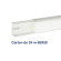 Carton 24 m Conduit Climatisation CND 65x50 Blanc